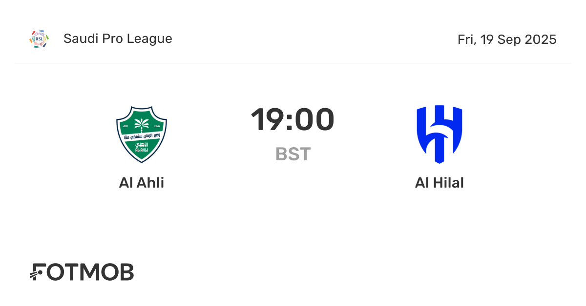 Al Ahli vs Al Hilal - marcador en vivo, alineaciones previstas y ...