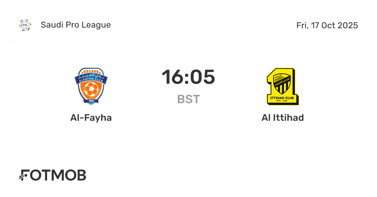 Al-Fayha x Al Ittihad - placar ao vivo, escalações prováveis e ...