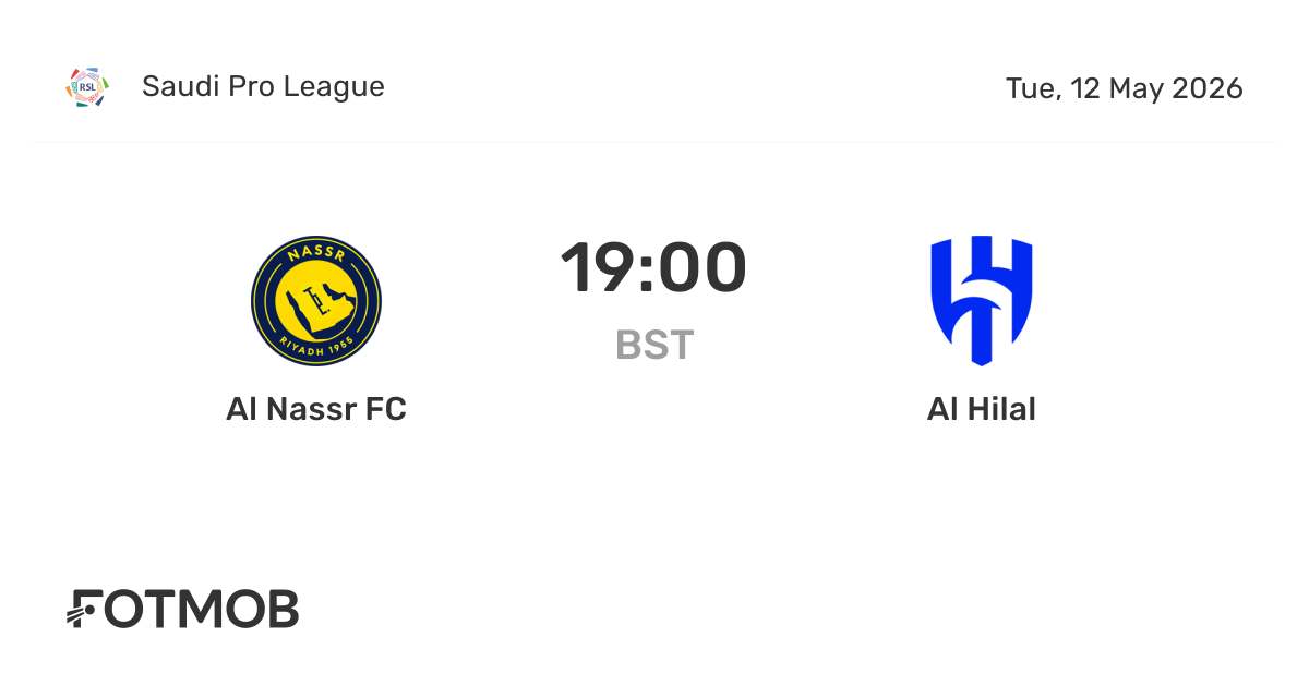 Head-to-Head Stakes: Al Nassr Faces Al Hilal Clash on May 12