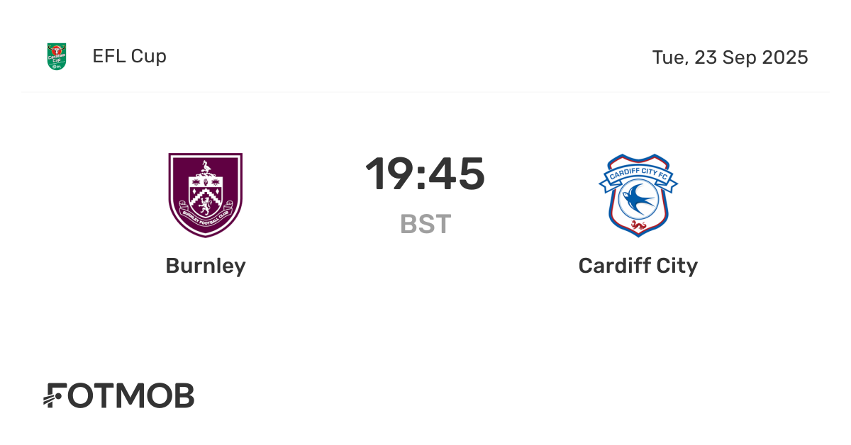 Burnley vs Cardiff City - marcador en vivo, alineaciones previstas y ...