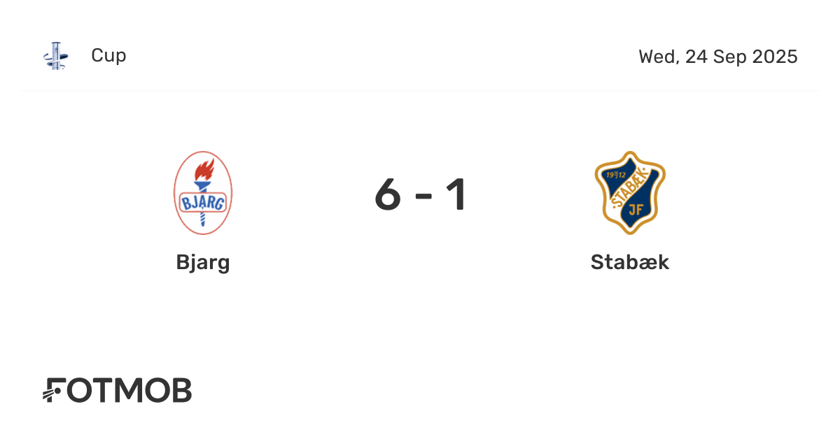 Bjarg vs Stabæk - live score, predicted lineups and H2H stats