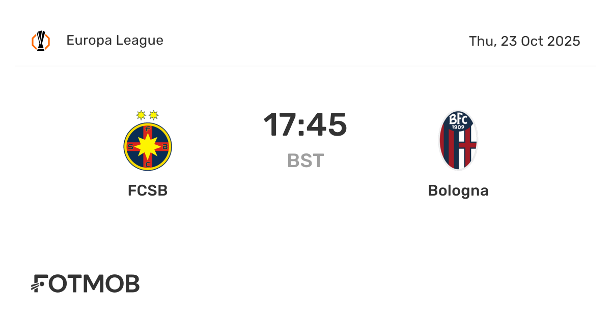 FCSB vs Bologna - marcador en vivo, alineaciones previstas y ...