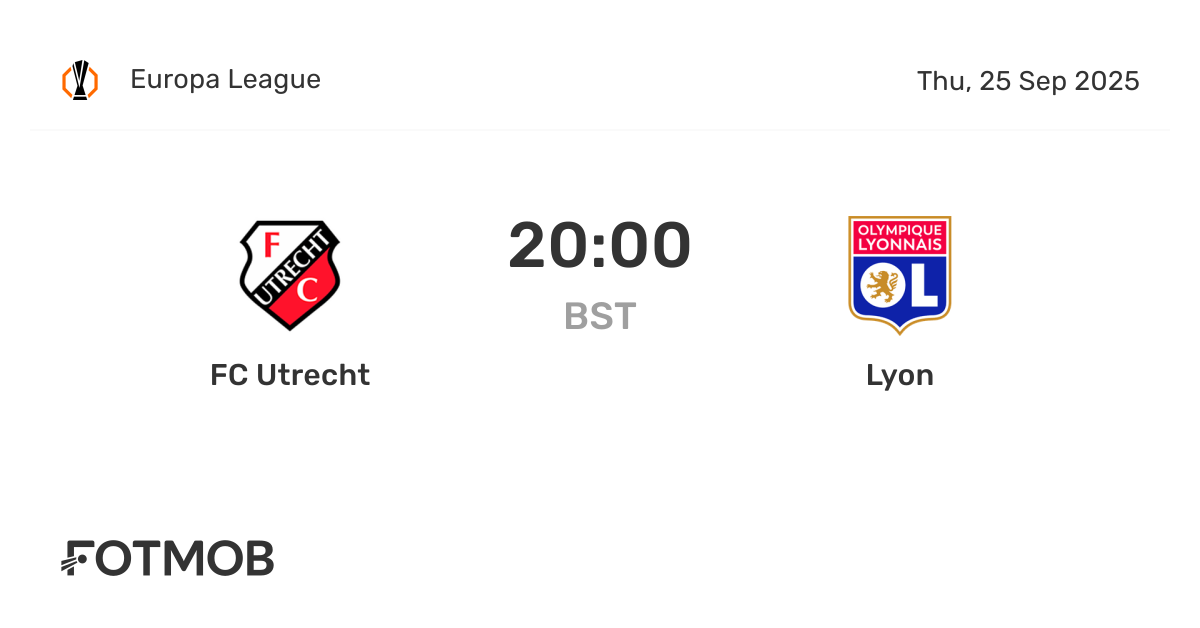 FC Utrecht vs Lyon - resultado ao vivo, equipas iniciais prováveis e ...
