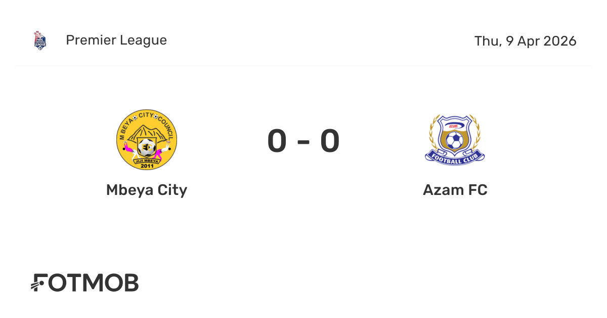 Mbeya City x Azam FC - placar ao vivo, escalações prováveis e ...
