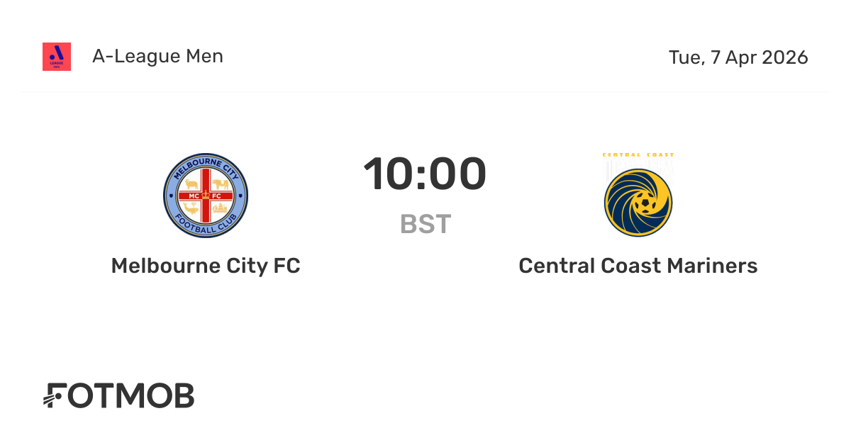 Melbourne City FC vs Central Coast - marcador en vivo, alineaciones ...