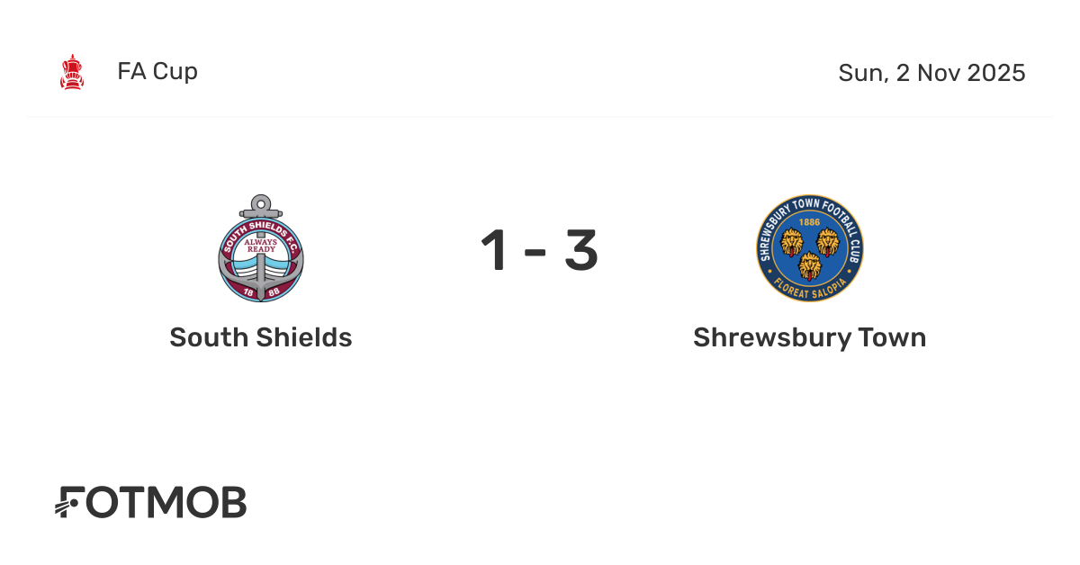 South Shields vs Shrewsbury Town - live score, predicted lineups and ...