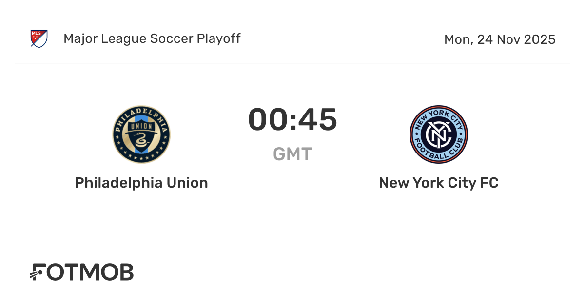 Philadelphia Union vs New York City FC - live score, predicted lineups ...