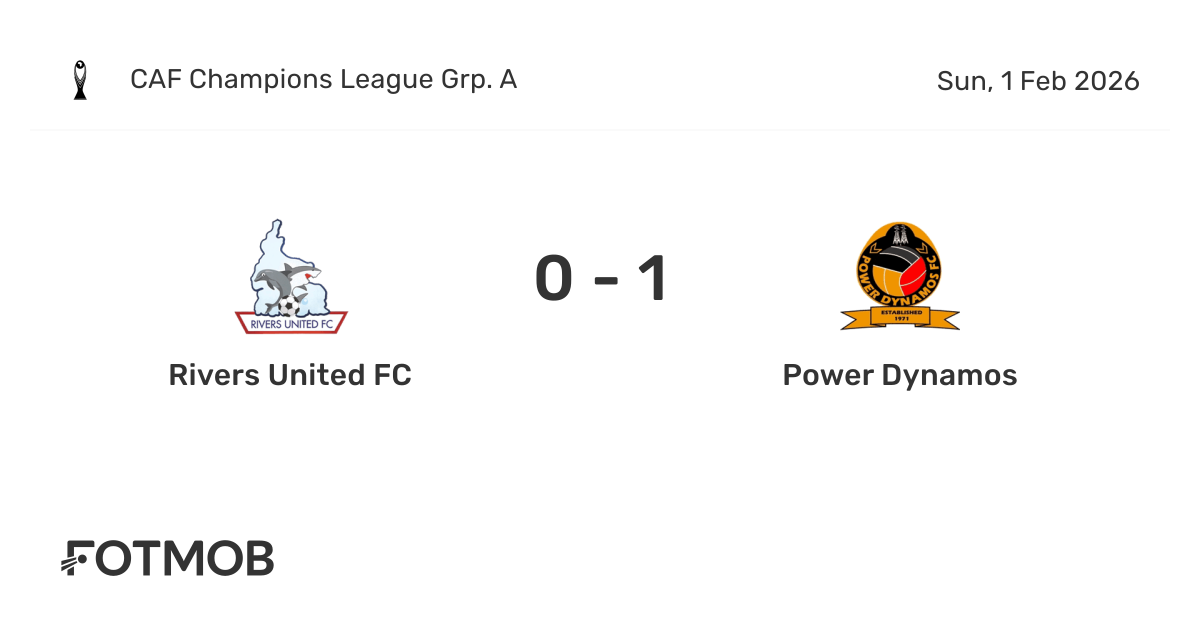 Rivers United FC vs Power Dynamos - live score, predicted lineups and ...