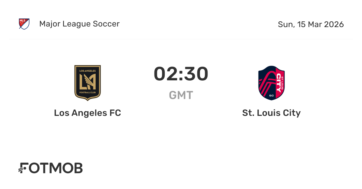 FotMob LAFC vs St. Louis City 경기 프리뷰 이미지