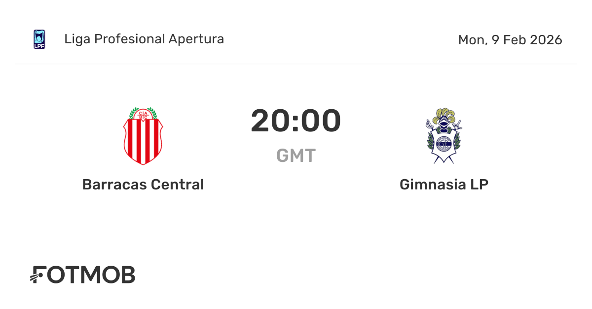 Barracas Central x Gimnasia LP - placar ao vivo, escalações prováveis e ...