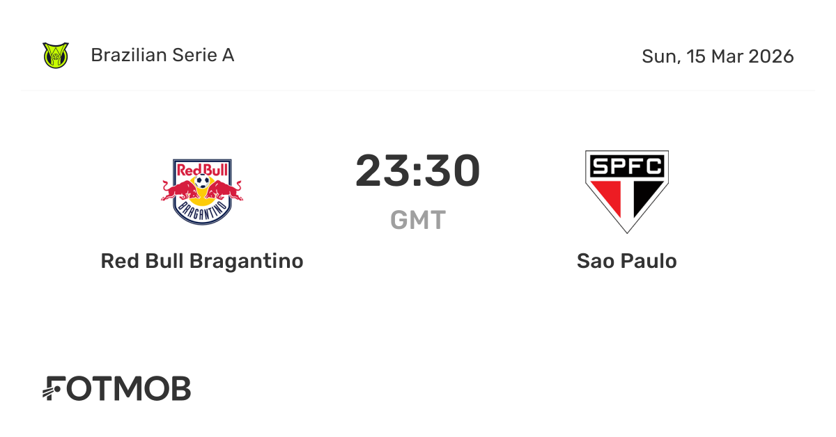 Red Bull Bragantino x Sao Paulo - placar ao vivo, escalações prováveis ...