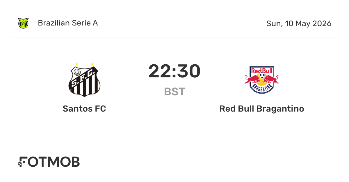 Santos FC Faces Relegation Threat Against in-Form RB Bragantino — image 1
