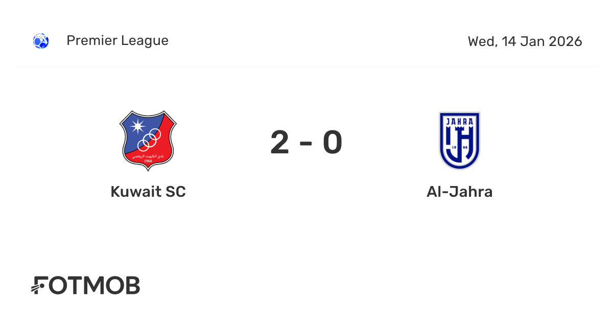 Kuwait SC vs Al-Jahra - live score, predicted lineups and H2H stats