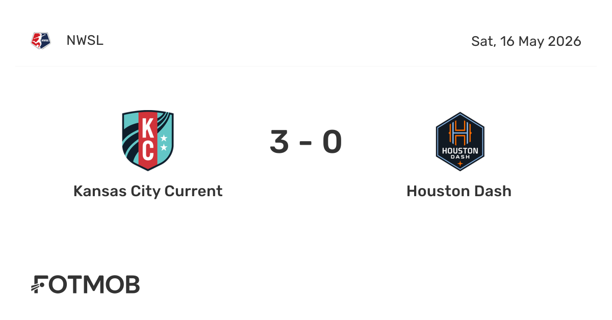 Kansas City Current (W) vs Houston Dash (W) - live score, predicted ...