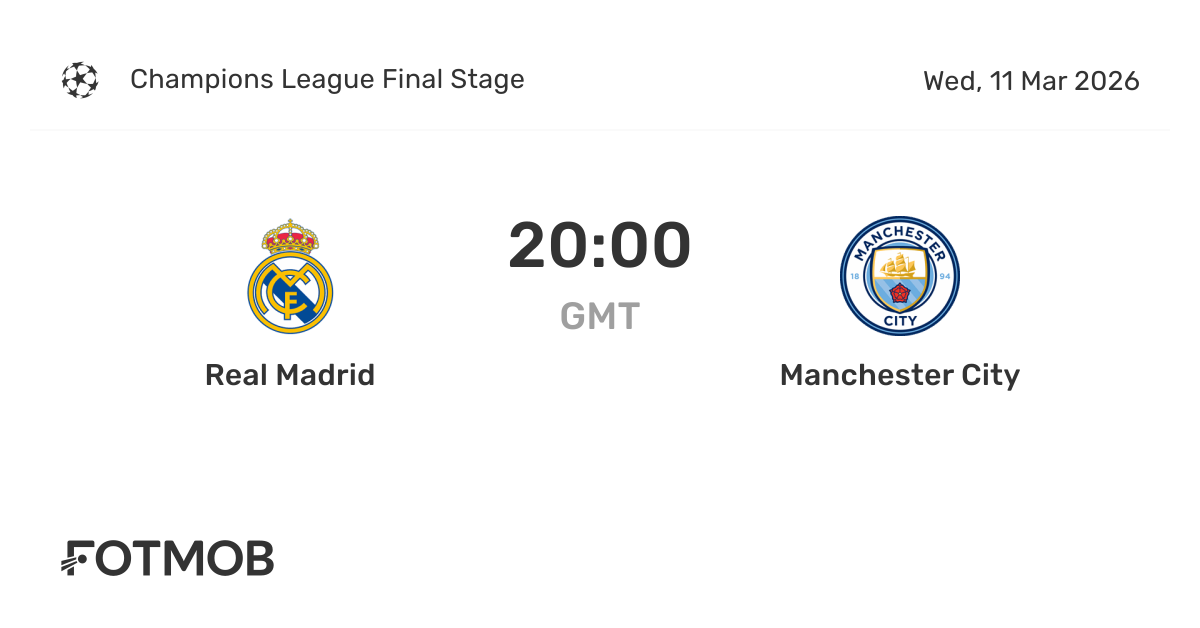 Real Madrid vs Manchester City match preview