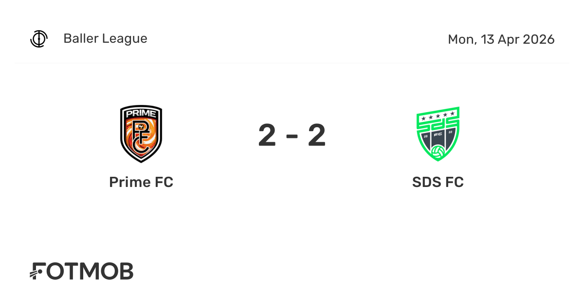 Prime FC vs SDS FC - live score, predicted lineups and H2H stats