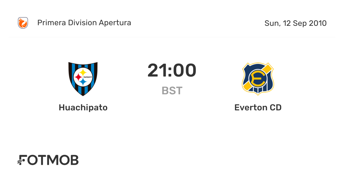 Huachipato vs Everton CD - live score, predicted lineups and H2H stats.